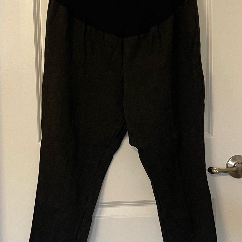Old Navy Women’s Maternity “Stevie” Ponte Knit Pants with Belly Panel, size XL